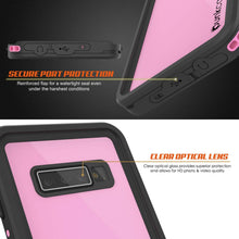 Load image into Gallery viewer, Coque étanche Galaxy A10e PunkCase StudStar rose fine 6,6 pieds IP68 résistante à l'eau/chocs/neige