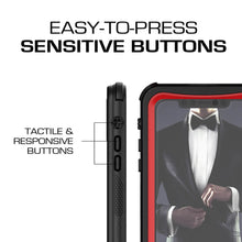 Load image into Gallery viewer, Coque iPhone Xr, série Nautical de Ghostek pour iPhone Xr, coque robuste et résistante | ROUGE