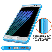 Load image into Gallery viewer, Housse de téléphone pour iPhone de la série Punkcase® LUCID 2.0 couleur bleu clair, avec protecteur d'écran PUNK SHIELD | Ajustement parfait