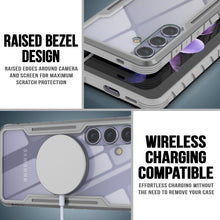 Load image into Gallery viewer, Coque de protection Punkcase S24 Armor Stealth, de qualité militaire et à plusieurs couches, gris.