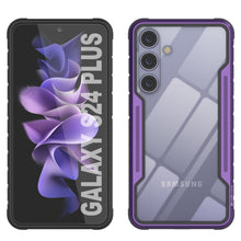 Load image into Gallery viewer, Coque de protection Punkcase S24+ Plus Armor Stealth, de qualité militaire avec plusieurs couches, couleur violette.