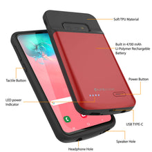 Load image into Gallery viewer, PunkJuice S10e Étui batterie rouge - Batterie de jus de puissance à recharge rapide avec 4700mAh