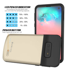Load image into Gallery viewer, Coque de batterie PunkJuice S10e Gold - Banque d'alimentation à charge rapide avec 4700mAh