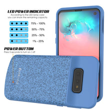 Load image into Gallery viewer, PunkJuice S10e Coque Batterie Bleue - Batterie de Chargement Rapide Power Juice de 4700mAh
