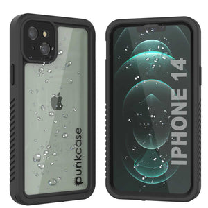 Étui étanche pour iPhone 14, Punkcase [Série Extreme Mag] Coque résistante avec protecteur d'écran intégré [Noir]