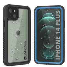 Load image into Gallery viewer, iPhone 14 Plus Waterproof Case, Punkcase [Extreme Series] Armor Cover W/ Built In Screen Protector [Light Blue] (Color in image: Light Blue)
