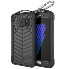 Load image into Gallery viewer, Coque étanche pour Galaxy Note FE, série WEBSTER de Punkcase, noire | Coque de protection robuste
