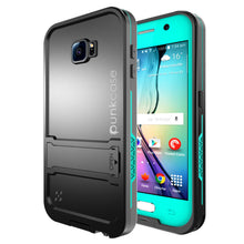 Load image into Gallery viewer, Galaxy S6 Waterproof Case, Punkcase SpikeStar Teal Water/Shock/Dirt/Snow Proof | Lifetime Warranty (Color in image: teal)
