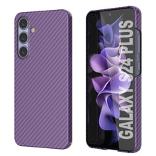 Load image into Gallery viewer, Case Galaxy S24 Plus, Punkcase CarbonShield, Hourde Duty &amp; Ultra Thin Cover [Shockproof] [Non Slip] [Purple]
