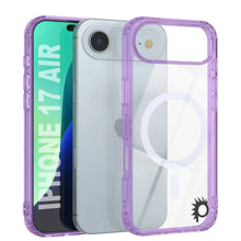 Charger l'image dans la galerie, Punkcase iPhone 17 Air Magnetic Wireless Charging Case [Clearmag Series] [Purple]
