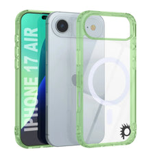 Charger l'image dans la galerie, Punkcase iPhone 17 Air Magnetic Wireless Charging Case [Clearmag Series] [Green]
