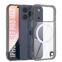 Charger l'image dans la galerie, Punkcase iPhone 17 Pro Max Magnetic Wireless Charging Case [Clearmag Series] [Silver]
