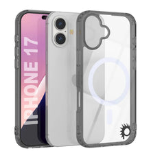 Charger l'image dans la galerie, Punkcase iPhone 17 Magnetic Wireless Charging Case [Clearmag Series] [Black]
