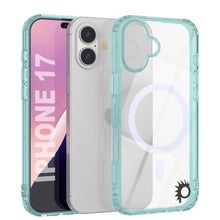 Charger l'image dans la galerie, Punkcase iPhone 17 Magnetic Wireless Charging Case [Clearmag Series] [Teal]
