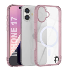 Charger l'image dans la galerie, Punkcase iPhone 17 Magnetic Wireless Charging Case [Clearmag Series] [Rose]
