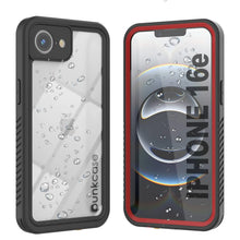 Load image into Gallery viewer, Coupe d&#39;iPhone 16e, couverture d&#39;armure Punkcase [Series Extreme avec protecteur d&#39;écran intégré [rouge]
