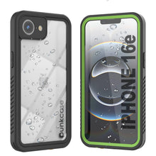 Load image into Gallery viewer, Étui imperméable de l&#39;iPhone 16E, couvercle d&#39;armure Punkcase [Extreme Mag] avec protecteur d&#39;écran intégré [vert]
