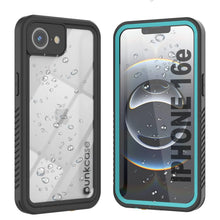 Load image into Gallery viewer, Hautre imperméable iPhone 16e, couvercle d&#39;armure Punkcase [série Extreme avec protecteur d&#39;écran intégré [Teal]
