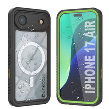 Charger l'image dans la galerie, Étui étanche à l'air de l'iPhone 17, couvercle d'armure Punkcase [série Extreme avec protecteur d'écran intégré [vert clair]

