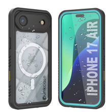 Charger l'image dans la galerie, Coupe d'iphone 17 étanche à l'air, punkcase [Series Extreme] Couvercle d'armure avec protecteur d'écran intégré [Teal]
