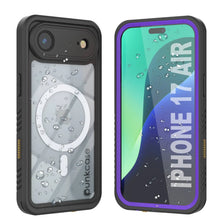 Charger l'image dans la galerie, Étui étanche à l'air de l'iPhone 17, couvercle d'armure Punkcase [série Extreme avec protecteur d'écran intégré [violet]
