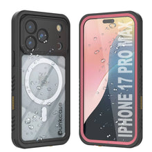 Load image into Gallery viewer, Coupe d'imperméabilisation de l'iPhone 17 Pro Max, Punkcase [Extreme Series] Couvercle d'armure avec protecteur d'écran intégré [Pink]
