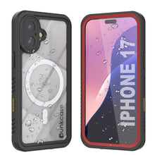 Load image into Gallery viewer, Case étanche de l'iPhone 17, couvercle d'armure Punkcase [série Extreme avec protecteur d'écran intégré [rouge]
