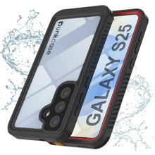 Load image into Gallery viewer, Coque étanche/antichoc pour Galaxy S25 [Série Extreme] avec protection d'écran [Rouge]
