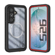 Load image into Gallery viewer, Coque étanche pour Galaxy S26, Punkcase [Extreme Mag Series] Armor Cover avec protecteur d'écran intégré [Rouge]
