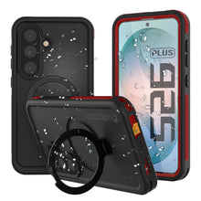 Load image into Gallery viewer, Coque étanche pour Galaxy S26 Plus [Série Kickstud 2.0] Housse de protection IP68 avec protecteur d'écran et béquille [Rouge]

