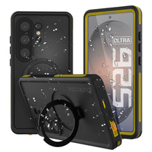Load image into Gallery viewer, Coque ultra étanche pour Galaxy S26 [Série Kickstud 2.0] Housse de protection IP68 avec protection d'écran et béquille [Jaune]
