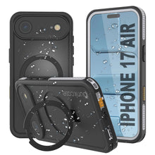 Charger l&#39;image dans la galerie, Coque étanche pour iPhone 17 Air [Série Kickstud 2.0] Housse de protection IP68 avec protecteur d&#39;écran et béquille [Blanc]
