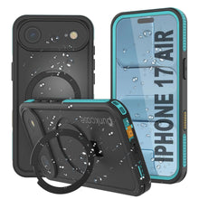 Charger l&#39;image dans la galerie, Coque étanche pour iPhone 17 Air [Série Kickstud 2.0] Housse de protection IP68 avec protecteur d&#39;écran et béquille [Sarcelle]
