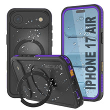 Charger l&#39;image dans la galerie, Coque étanche pour iPhone 17 Air [Série Kickstud 2.0] Housse de protection IP68 avec protecteur d&#39;écran et béquille [Violet]
