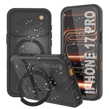 Charger l&#39;image dans la galerie, Coque étanche pour iPhone 17 Pro [Série Kickstud 2.0] Housse de protection IP68 avec protecteur d&#39;écran et béquille [Gris]

