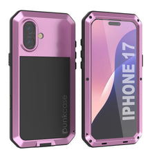Charger l'image dans la galerie, Étui en métal iPhone 17, couverture d'armure de qualité militaire lourde [Proof] Full Body Hard [rose]
