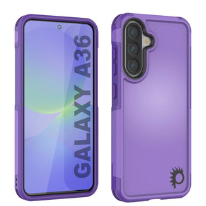 Punkcase Galaxy A36 Case, [Spartan 2.0 Series] Couverture lourde robuste claire [violet]