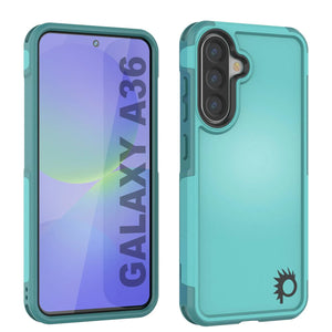 Punkcase Galaxy A36 Case, [Spartan 2.0 Series] Couverture lourde robuste claire [bleu clair]