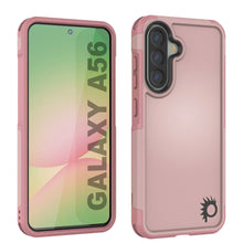 Charger l&#39;image dans la galerie, Punkcase Galaxy A56 Case, [Spartan 2.0 Series] Couverture lourde robuste claire [rose]
