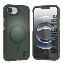 Load image into Gallery viewer, Punkcase iPhone 16e Case, [Spartan 2.0 Series] Couverture lourde robuste claire avec protecteur d&#39;écran intégré [vert foncé]
