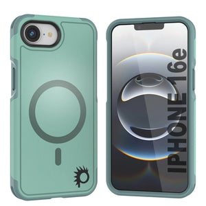 Punkcase iPhone 16E Case, [Spartan 2.0 Series] Couverture lourde robuste claire avec protecteur d'écran intégré [Teal]