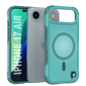 Punkcase iPhone 17 Air Case, [Spartan 2.0 Series] Couverture lourde robuste claire avec protecteur d'écran intégré [bleu]
