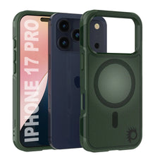 Charger l&#39;image dans la galerie, Punkcase iPhone 17 Pro Case, [Spartan 2.0 Series] Couverture lourde robuste claire avec protecteur d&#39;écran intégré [vert foncé]
