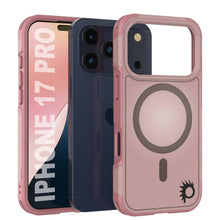 Charger l&#39;image dans la galerie, Punkcase iPhone 17 Pro Case, [Spartan 2.0 Series] Couverture lourde robuste claire avec protecteur d&#39;écran intégré [rose]
