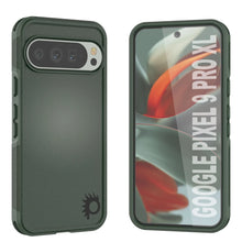 Charger l&#39;image dans la galerie, Punkcase Google Pixel 9 Pro XL Case, [Spartan 2.0 Series] Couverture lourde robuste claire avec protecteur d&#39;écran intégré [vert foncé]
