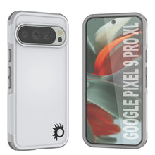 Charger l&#39;image dans la galerie, Punkcase Google Pixel 9 Pro XL Case, [Spartan 2.0 Series] Couverture lourde robuste claire avec protecteur d&#39;écran intégré [blanc]

