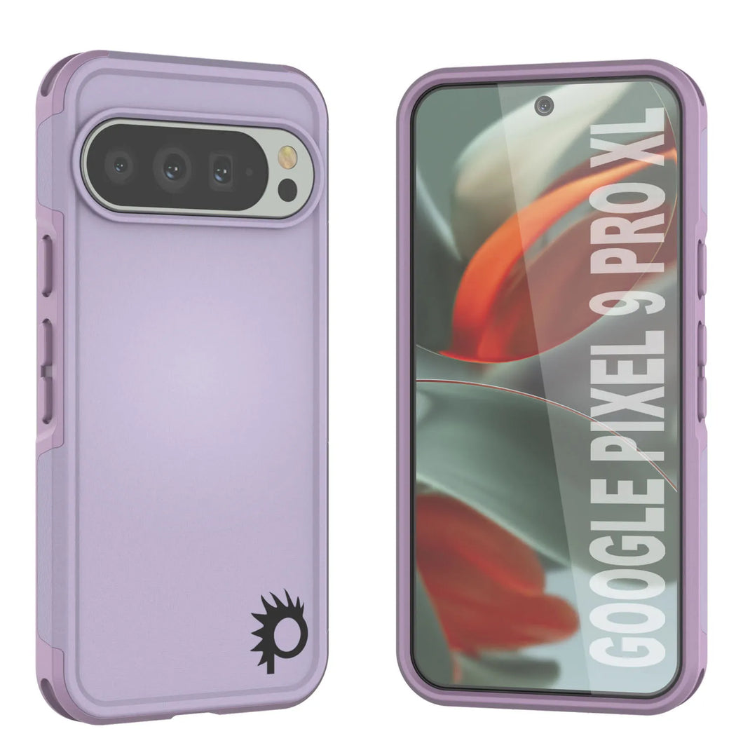 Punkcase Google Pixel 9 Pro XL Case, [Spartan 2.0 Series] Couverture lourde robuste claire avec protecteur d'écran intégré [Magenta]