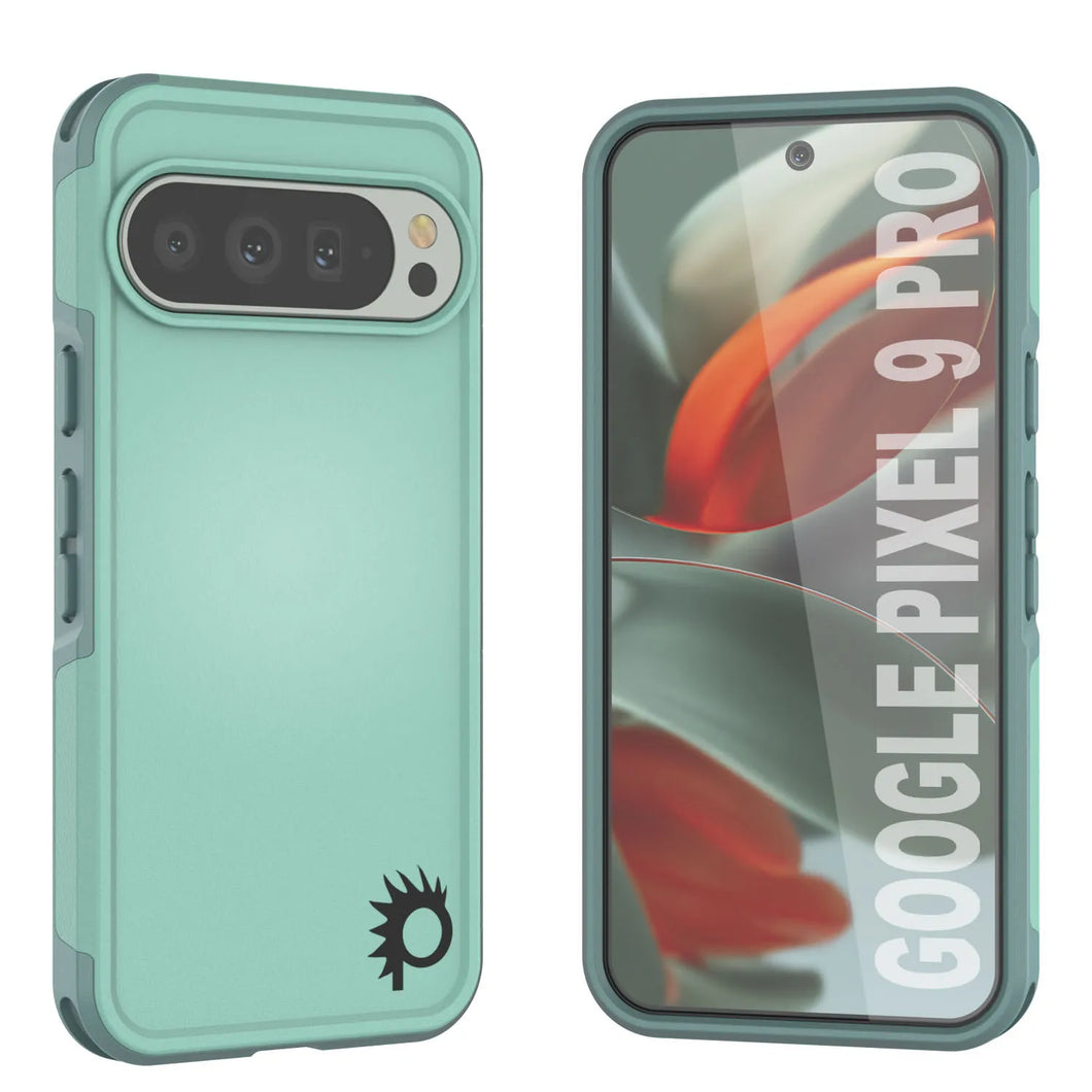 Punkcase Google Pixel 9 Pro Case, [Spartan 2.0 Series] Couverture lourde robuste claire avec protecteur d'écran intégré [Teal]