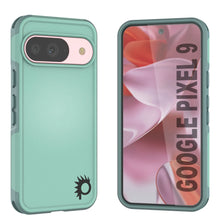 Charger l&#39;image dans la galerie, Punkcase Google Pixel 9 Case, [Spartan 2.0 Series] Couverture lourde robuste claire avec protecteur d&#39;écran intégré [Teal]
