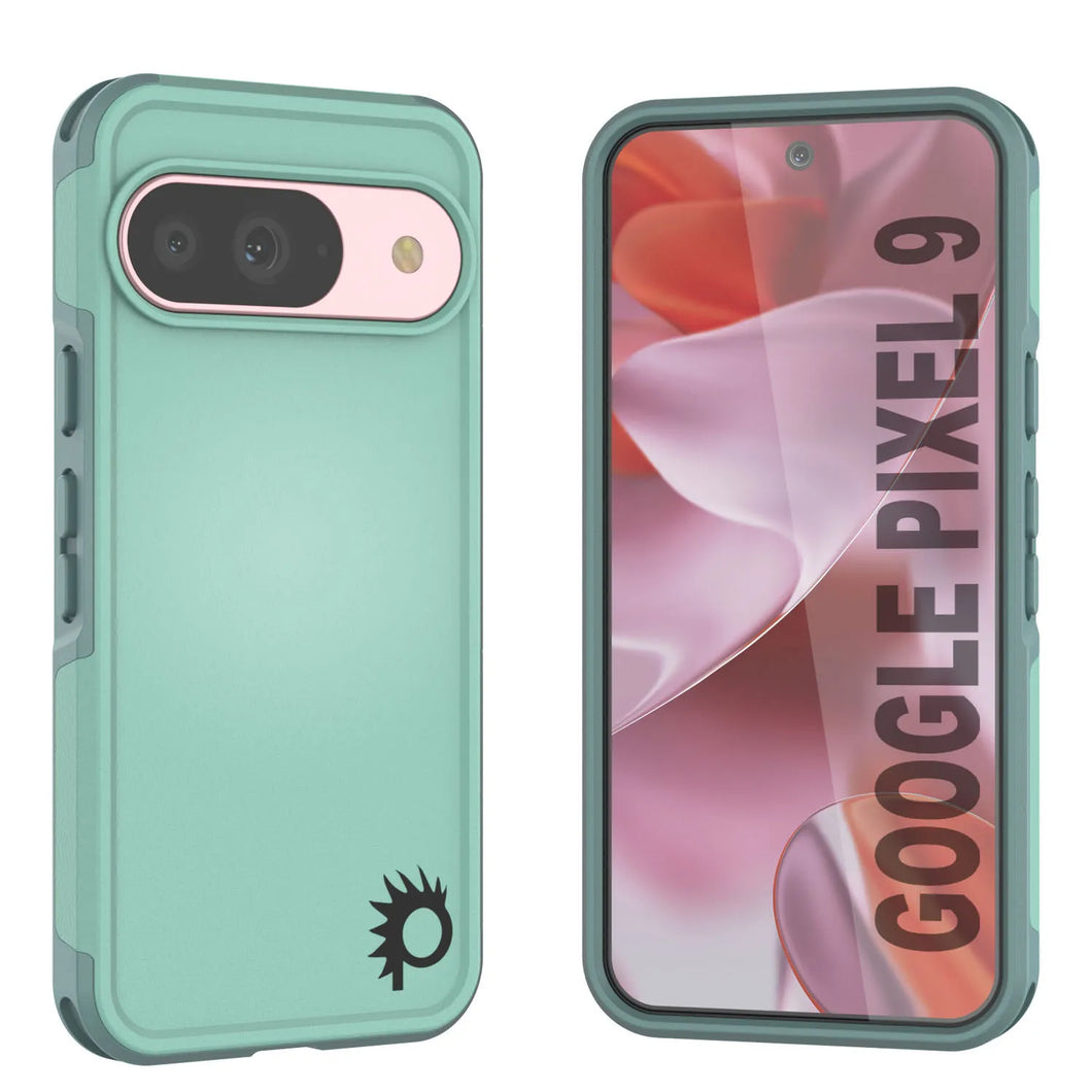 Punkcase Google Pixel 9 Case, [Spartan 2.0 Series] Couverture lourde robuste claire avec protecteur d'écran intégré [Teal]